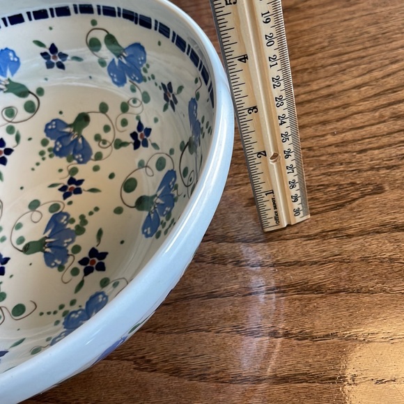 Polish Pottery Serving Bowl - Picture 6 of 6